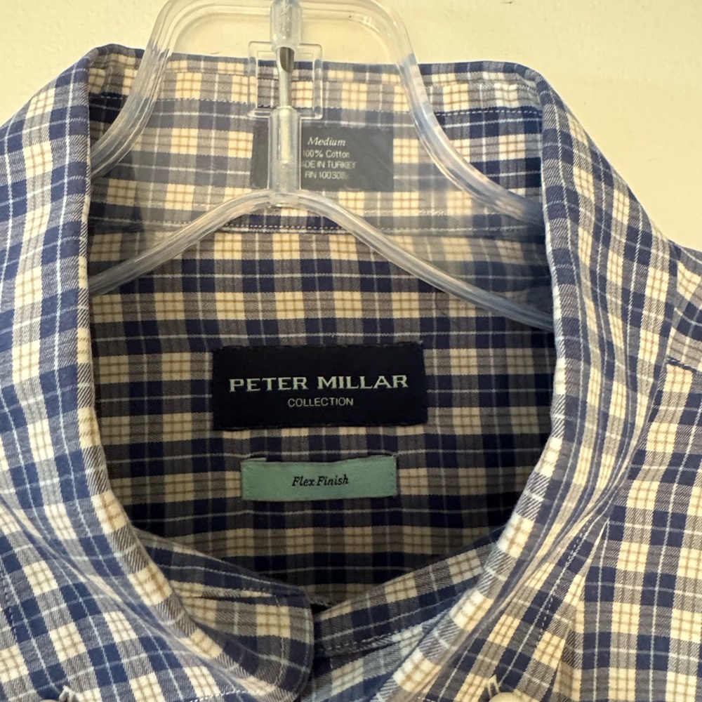 Peter Millar medium blue button down